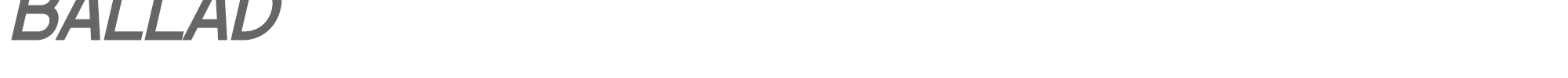 Sample characters Ballad Font
